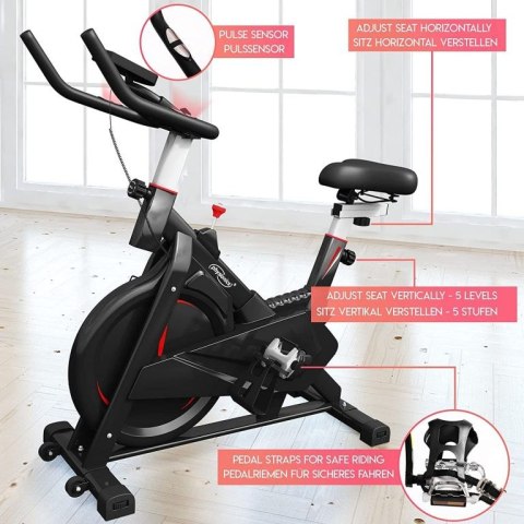Physionics Speed bike, trenażer domowy, maks. 120 kg Physionics Physionics Speed bike, trenażer domowy, maks. 120 kg Physionics