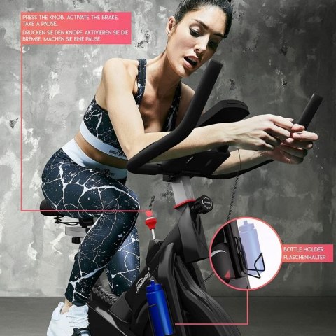 Physionics Speed bike, trenażer domowy, maks. 120 kg Physionics Physionics Speed bike, trenażer domowy, maks. 120 kg Physionics