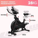 Physionics Speed ​​bike, trenażer domowy, maks. 120 kg Physionics