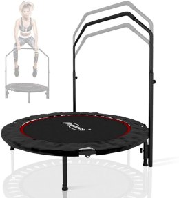 Physionics Trampolina Fitness 101 cm, do 150 kg, czerwona