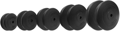 Physionics Zestaw obciążeń 2 x 2,5 kg, 30/31 mm Physionics Physionics Zestaw obciążeń 2 x 2,5 kg, 30/31 mm Physionics