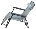 CATTARA Leżak COMFORT szary, 155 x 61 cm Cattara