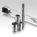 Klucz dynamometryczny z grzechotką 1/2" + nasadki 17 19 21mm Bituxx