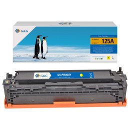 G&G kompatybilny toner z CB542A, black, 1400s, NT-PH542UY, HP 125A, dla HP Color Laserjet CP1210/CP1215/CP1515N/CP1518ni/CM13, N