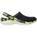 Chodaki Crocs LiteRide 360 Marbled Clog czarno-limonkowe 207634 02K