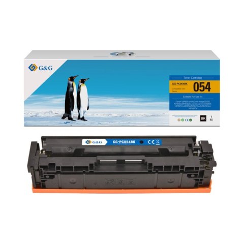 G&G kompatybilny toner z 054K, black, 1500s, NT-PC054BK, dla Canon LBP620, MF640C, i-SENSYS LBP621Cw, MF641Cw, MF645C, N