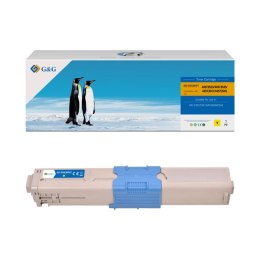 G&G kompatybilny toner z 44973533, yellow, 1500s, NT-COC301FY, dla OKI C301, C321, MC332, MC342, N