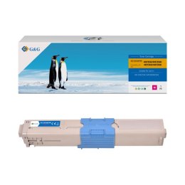 G&G kompatybilny toner z 44973534, magenta, 1500s, NT-COC301FM, dla OKI C301, C321, MC332, MC342, N