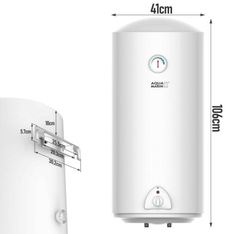 Elektryczny podgrzewacz wody Aquamarin®, 100l, 1,5 kW Aquamarin Elektryczny podgrzewacz wody Aquamarin®, 100l, 1,5 kW Aquamarin
