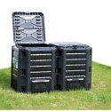 Kompostownik ogrodowy Ekobat segmentowy module compogreen 800 L czarny