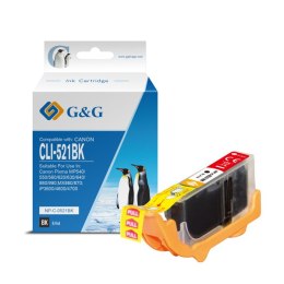 G&G kompatybilny ink / tusz z CLI521BK, black, 8.4ml, NP-C-0521BK, 2933B001, dla Canon iP3600, iP4600, MP620, MP630, MP980