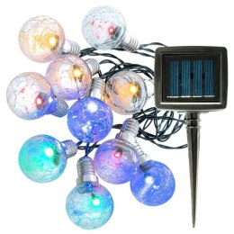 Łańcuch świetlny Solar 10 LED, 345 cm, ciepła biel / kolor Garthen