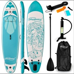 Physionics Nadmuchiwany paddleboard, 366 x 80 x 15 cm, mi