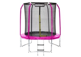 Marimex Trampolina 183 cm różowa + siatka zabezpieczająca +